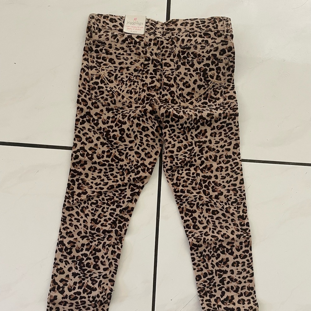 Brand new leopard print girl pants